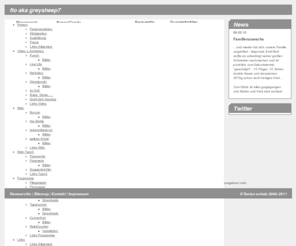 thegreysheep.net: Netzplan | flo aka greysheep7: Programmierung, Typo3, Web
flo aka greysheep7, die projektseiten des grauen schafs
