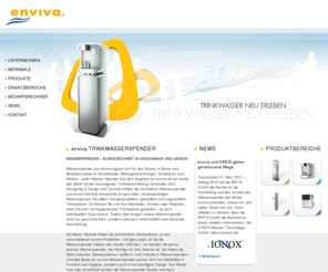 enviva.info: enviva Wasserspender | Trinkwasser neu erleben
enviva Trinkwasserspender Wasserspender von enviva versorgen Sie mit frischem, hygienisch aufbereitetem Trinkwasser. Testen Sie jetzt unser Geschmacks- und Designerlebnis!