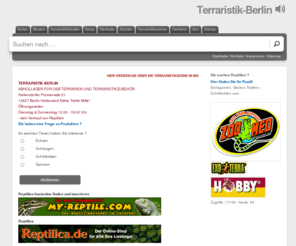 terraristik-berlin.de: Terraristik-Berlin, Reptilien, Terraristik, Züchter in Berlin
Hier finden Sie Reptilien und Terraristikgeschäfte in Berlin.