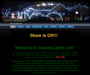 downeylights.com: DowneyLights.com
Computerized Christmas Light & Water Show