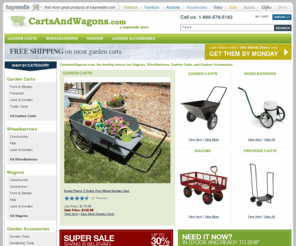 hayneedlecart.com: Shop Garden Carts & Wheelbarrows at CartsandWagons.com
Huge selection of Garden Carts, Wheelbarrows and Wagons at CartsandWagons.com. Shop online now and save on Garden Carts and Wagons.