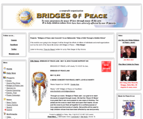 bridgepeace.org: Bridges of Peace
Promoting Peace & Love through Music and the Arts