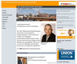 cdu-bad-saeckingen.de: CDU Stadtverband Bad Säckingen
CDU Stadtverband Bad Säckingen