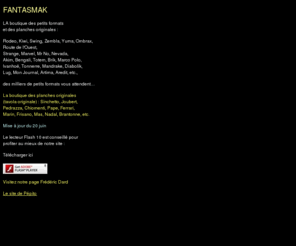 fantasmak.com: Petits Formats - Fantasmak - La boutique des Petits Formats
LA librairie de petits formats et des planches originales. Toutes les séries que vous cherchez !