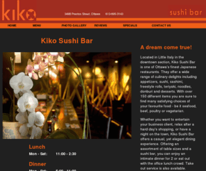 kikosushibar.com: Kiko Sushi Bar
Kiko Sushi Bar - fine Japanese cuisine