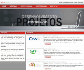 servfacil.com: SERVFACIL - Soluções Inteligentes em Softwares e Websites
Desenvolvimento de Sistemas e Websites