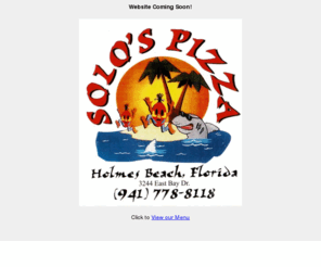 Solos Pizza Holmes Beach Hours