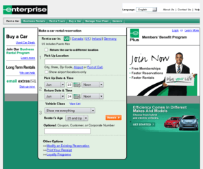 enterprise-rent-a-car.org: Enterprise Rent-A-Car - Rental Cars at Low Rates
Reserve a car rental from Enterprise Rent-A-Car at low rates. Choose from more than 6,000 rental car locations at major airports and neighborhood locations. Rental car classes include economy cars, luxury car rental, cargo vans, pickup trucks and more.