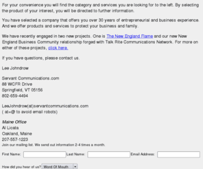 servantcommunications.com: SERVANT COMMUNICATIONS Marketing - Sales - Business Communities
Servant Communications is dedicated to helping businesses succeed,