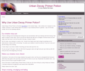 urbandecayprimerpotion.com: Home
Urban decay primer potion is the best eye primer to make eye shadow more vibrant and last all day. 