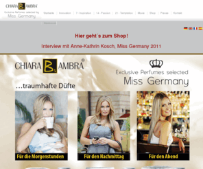 xn--missgermanyparfm-xzb.com: Exclusive Perfumes selected by Miss Germany
Chiara Ambra | STEMCELL Creme | Miss Germany Parfüm | Anti Aging |Collagen | Bernstein | Bernstein Creme | Wellness | Beauty