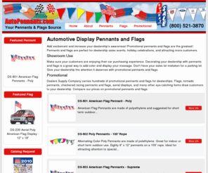 autopennants.com: Automotive Display Pennants & Promotional Flags - Auto Pennants & Flags
Automotive display pennants and flags are an excellent way to promote your dealership nationwide. Whether your dealership is celebrating a sale, a holiday or wants to attract more customers, pennants and flags are perfect for any occasion.