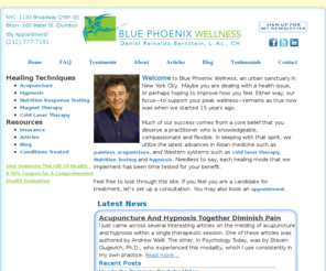 bluephoenixwellness.com: Acupuncture in New York City - Hypnotherapy NYC - Acupuncturist Treatment New York City - Hypnosis Clinic NYC - Acupuncture Therapy
At Blue Phoenix Wellness, an urban healing sanctuary, the patient becomes a participant in his or her own healing process.