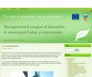 clubb.ro: Solid Waste Management  Galati - Romania - Informatii generale
carl bro Iberinsa igip romair