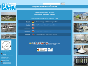 klaeranlagen.net: Biogest International® GmbH | Abwassertechnische Systeme | Wastewater Treatment Systems
Hersteller von biologischen Kläranlagen (100-100.000 EW) | Manufacturer of Biological Wastewater Treatment Plants (100-100,000 p.e.) | Phone:  49 (0)351 3 16 86 -0