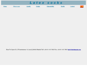 latexsock.com: Calcetines de latex para piscinas, balnearios, spa, prevencion de infecciones
Calcetines de latex, equipo y accesorio para nataci