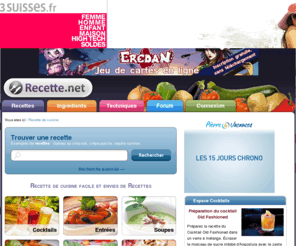 recettes.net: Recette de cuisine facile et envies de Recettes sur Recette.net
Recette de cuisine : trouvez votre recette facile et gratuite parmi nos recettes classées par catégorie, de la recette minceur à la recette dessert