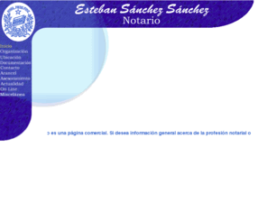 ess-notario.com: Esteban Sanchez Sanchez. Notario. Public notary. Zaragoza. España
Notaria de Esteban Sanchez Sanchez. Despacho profesional en Paseo Independencia, 28. C.P.:50004.  Zaragoza. España.