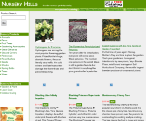 nurseryhills.com: Nursery Hills - An online nursery & gardening catalog
An online nursery & gardening catalog of trees, bushes, bulbs, seeds, and more.