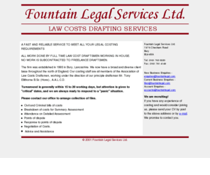 fountainlegal.com: Fountain Legal Services
Fountain Legal Services, Law Costs Drafting Services