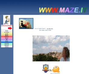 maze.it: giornalismo scritture zetti paolucci mancinelli website check usability siti
internet
Sito che propone un progetto per coloro che hanno un sito web, aziende o professionisti in particolare. Controlla la comunicazione e la usabilità. Curato da 2 giornaliste sito web condotto da due giornaliste dell'information technology che si occupano di cultura, informatica, viaggi, cucina e mettono a disposizione risorse come cartoline gratis e indirizzi webcam insieme ai loro amici ospiti e a un angolo dedicato al gatto