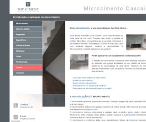 microcimento-cascais.com: Top Ciment
Top Ciment, distribuição e aplicação de microcimento