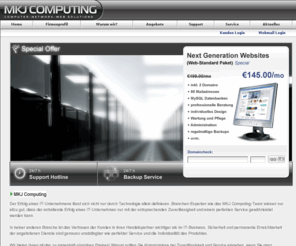 mkj-computing.de: MKJ Computing Limited
Das Kundeninterface zur Steuerung der Webspacefunktionen