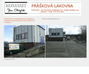 komaxit.com: KOMAXIT | Jan Strejček ::: prášková lakovna, komaxitové lakování
