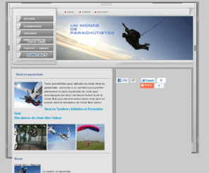 parachutelibre.com: Parachute-libre.com, organisation et accompagnement de sauts en parachute.
Venez découvrir les sensations inoubliables de la chute libre près de chez vous avec un encadrement professionnel.