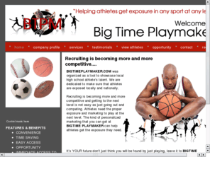 bigtimeplaymaker.com: BigTime Playmaker
Self Recruit System