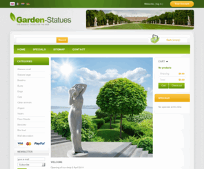 garden-statues.eu: Garden Statues Statue - Garden Statues
Garden statues are made of white cement, finished by hand and are frost resistant.