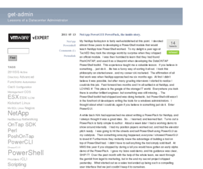 get-admin.com: get-admin
Lessons of a Datacenter Administrator