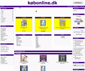 kobonline.dk: kobonline.dk kobonline.dk  index.php
European Traders - Købonline - kobonline - shopping-online - shopping online Er et firma der har et bredt vareudvalg indenfor CD dame og herre tøj ,musik, Video film, Elektronik og Gaveartikler, som udelukkende sælges via internettet. Det bevirker at vi h Købonline - kobonline - shopping-online - shopping online Er et firma der har et bredt vareudvalg indenfor Film, Musik, Herretøj, dametøj, børnetøj, skind, pelse, smykker, bælter, tasker, børnesange, børnemusik, børn