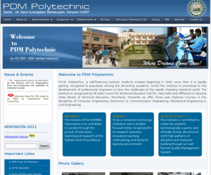 pdmpolytechnic.com: PDM Polytechnic, Bahadurgarh, Haryana, India
Welcome to PDM Polytechnic, Bahadurgarh, Haryana,India