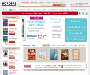 waldenbooks.com: Borders - Buy Books, Used Books, Music, DVDs & Blu-ray Online
The best online bookstore to buy books, music, DVDs, Blu-ray, gifts, toys & games. Free shipping on $25 orders.