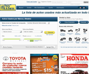 autotrader.com.mx: Compra y Vende Carros Usados y Nuevos | Autos Usados, Vans, SUV, Camionetas, Motos y más en México
Carros Usados y Nuevos en Mexico en autotrader.com.mx. Compra,  Vende e Intercambia autos usados y nuevos en Mexico. Foto Clasificados de Carros, Vans, Vehiculos 4x4, Camiones, Motos, Pickups, Casas, Bazar.  Autos Nacionales, Importados y Americanos en Tijuana, Mexicali, Ciudad Juarez y Chihuahua.