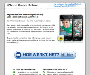 iphoneunlockdeluxe.com: iPhone Unlock Deluxe Pakket   |   De Veilige en 
Eenvoudige Methode Om Uw iPhone te Unlocken!
De Veiligste en Eenvoudige Methode Om Uw iPhone te Unlocken! Professioneel en Gegarandeerd Goedkoop!