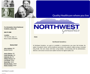 nwgeriatrics.com: Northwest Geriatrics
The quality you expect, the location you want, the services you need.