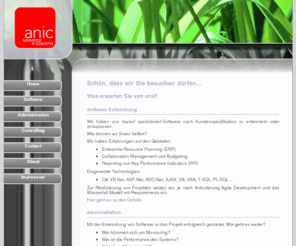 anic.info: anic GmbH - Softwareentwicklung und consulting
