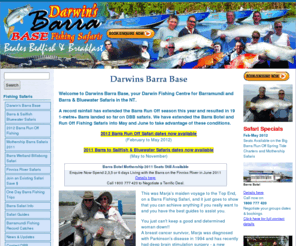 darwinsbarrabase.com.au: Darwins Barra Base
Darwins Barra Base provides Darwin Fishing Tours with Experienced Guides, Great Accommodation and Just Absolutely Fantastic Barramundi Fishing.