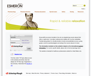 esmeron.com: Esmeron.MD – non-depolarizing muscle relaxant that offers a rapid onset.
Detailed information about Esmeron