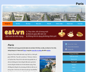 paris.vn: Paris | Paris
Thông tin chung về Paris, giới thiệu sơ lược về Pháp và Paris, kinh đô ánh sáng