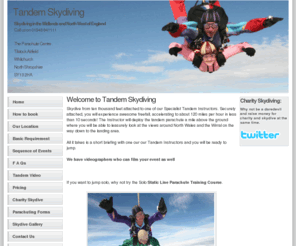 tandemskydiving.co.uk: Tandem Skydiving - Call us on 01948 841111 to book or Enquire
Tandem Skydiving, Charity Jumps at Skydive Tilstock