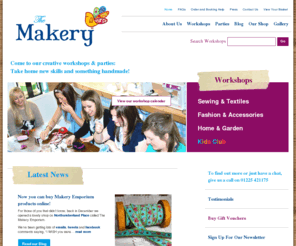 themakeryonline.co.uk: The Makery Online | Craft and Sewing Workshops Bath | Hen Parties | Childrens Parties
Come to our craft and sewing workshops & parties: Take home new skills and something handmade! Visit us in Bath.