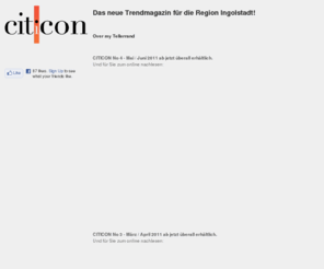 citicon-online.de: CITICON, das Trendmagazin für die Region Ingolstadt
