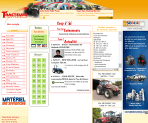 epimats.com: Tracteur et petites annonces matériel agricole - Tracteurs Actuels
Site dédié aux tracteurs actuels, revue technique tracteurs, petites annonces, actualités, publications, glossaire technique, fiches tracteurs