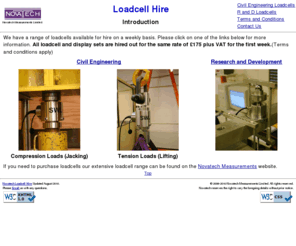 loadcellhire.com: Novatech Measurements Limited - Loadcell Hire
Novatech loadcell hire for civil engineering and research