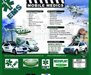 medisplint.co.za: Mobile Medics, specialise in medical standbys
