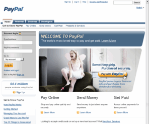 ppaypal.com: Send Money, Pay Online or Set Up a Merchant Account with PayPal
PayPal is the faster, safer way to send money, make an online payment, receive money or set up a merchant account.