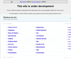 shadow-key.biz: Netfirms, Domain Names and Web Hosting for Small Business
Netfirms provides Canadian web hosting, Canadian domain names, web design, and email services for small business.